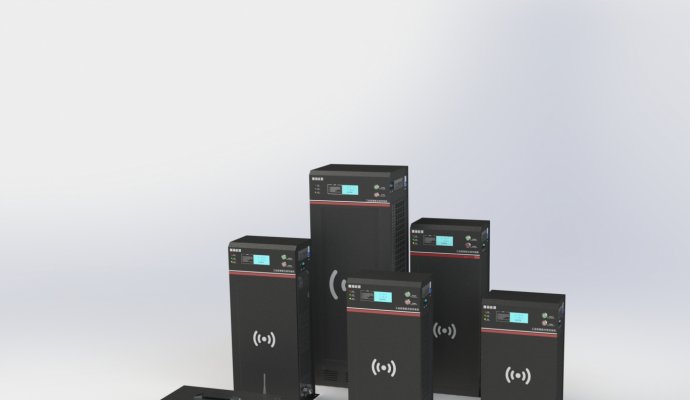 魯渝能源行業(yè)首推200A快充AGV無線充電系統(tǒng)