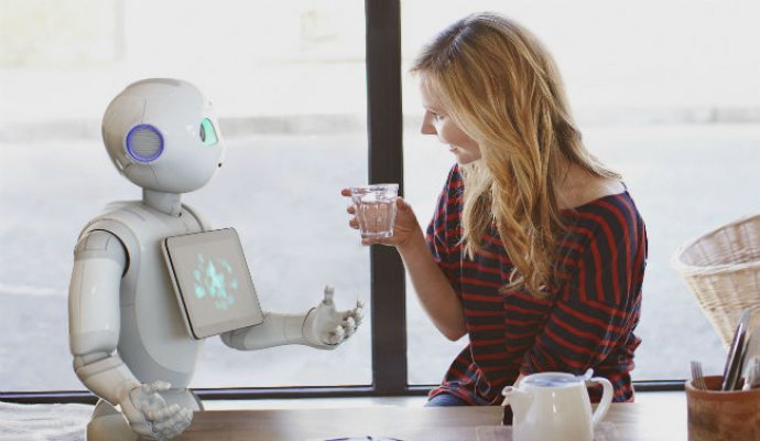 智能服務(wù)機(jī)器人被賦予情感后會(huì)如何工作（一）（無(wú)線充電）