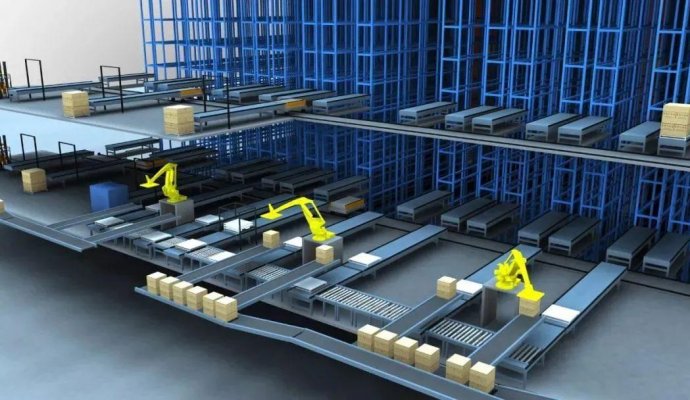 為工廠生產(chǎn)線提供高效的AGV物料配送系統(tǒng)（無線充電）