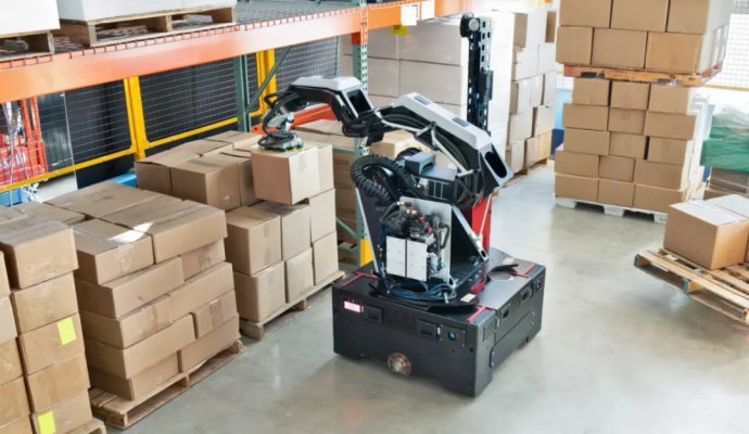 快遞配送機(jī)器人無(wú)線自動(dòng)充電（無(wú)線充電）