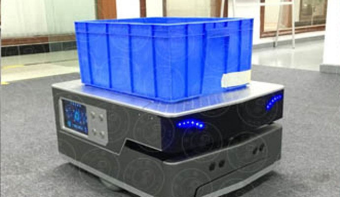 AGV機器人成為物流智能化的趨勢（無線充電）