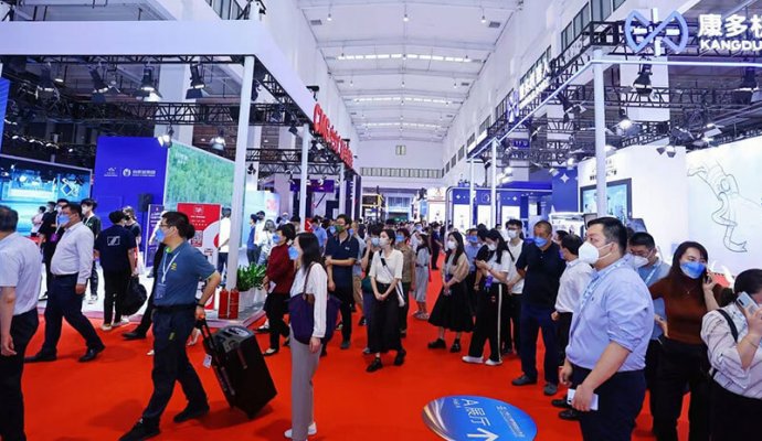 無線充電賦能機器人，2023世界機器人博覽會