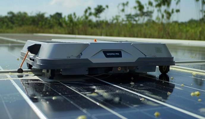 巡檢與診斷性機器人和維護與修復(fù)型光伏機器人介紹（無線充電）