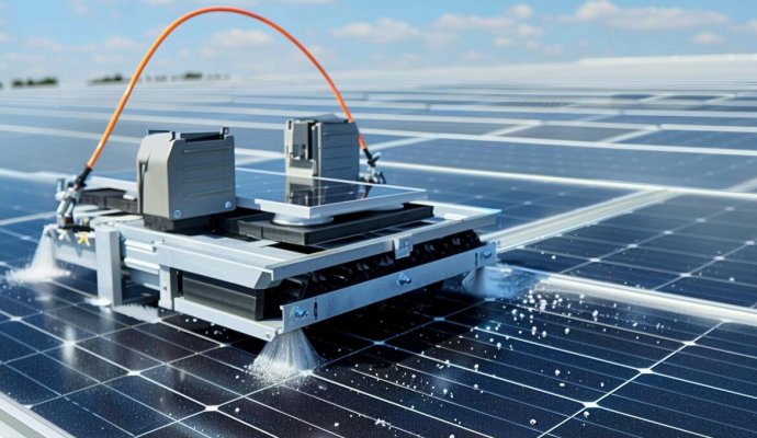 光伏板清洗機器人是什么？充電方式有哪些？（無線充電）