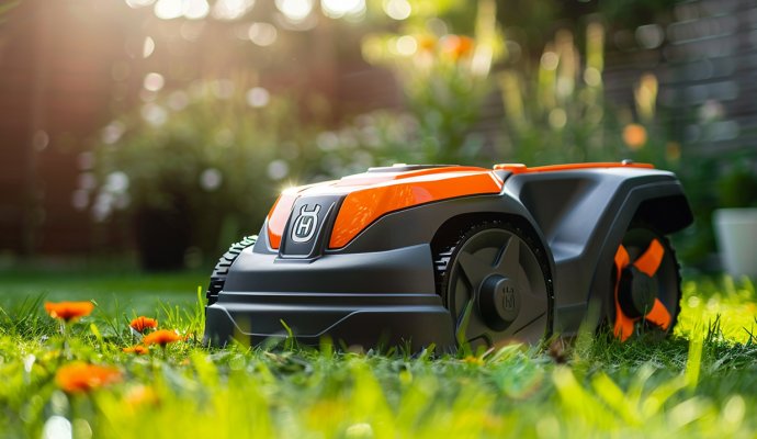 庭院清潔機器人電動割草機機器人無線充電解決方案