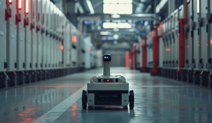 列車智能巡檢機(jī)器人在地鐵中的應(yīng)用（無(wú)線充電）