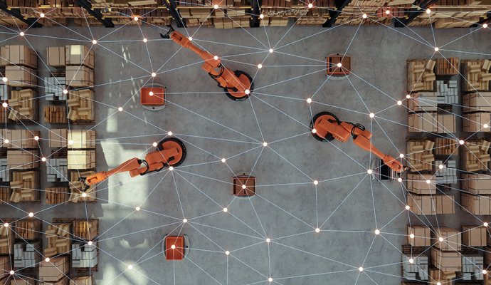 AGV無人搬運(yùn)機(jī)器人無線充電器的安裝方式介紹