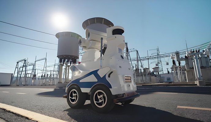 室外巡邏機(jī)器人的特點(diǎn)（無(wú)線充電）